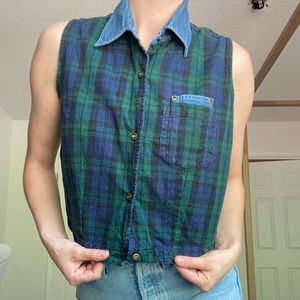 Women’s Plaid Button Down